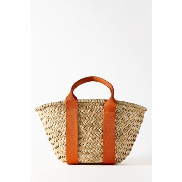 ZARA Raffia Basket Bag 6111/110 - Picture 10 of 16